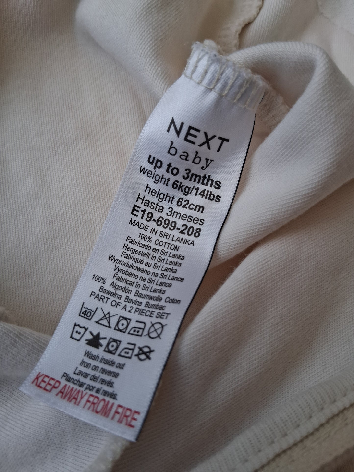 Newborn Sleepsuit - Up to 3 Months - Next