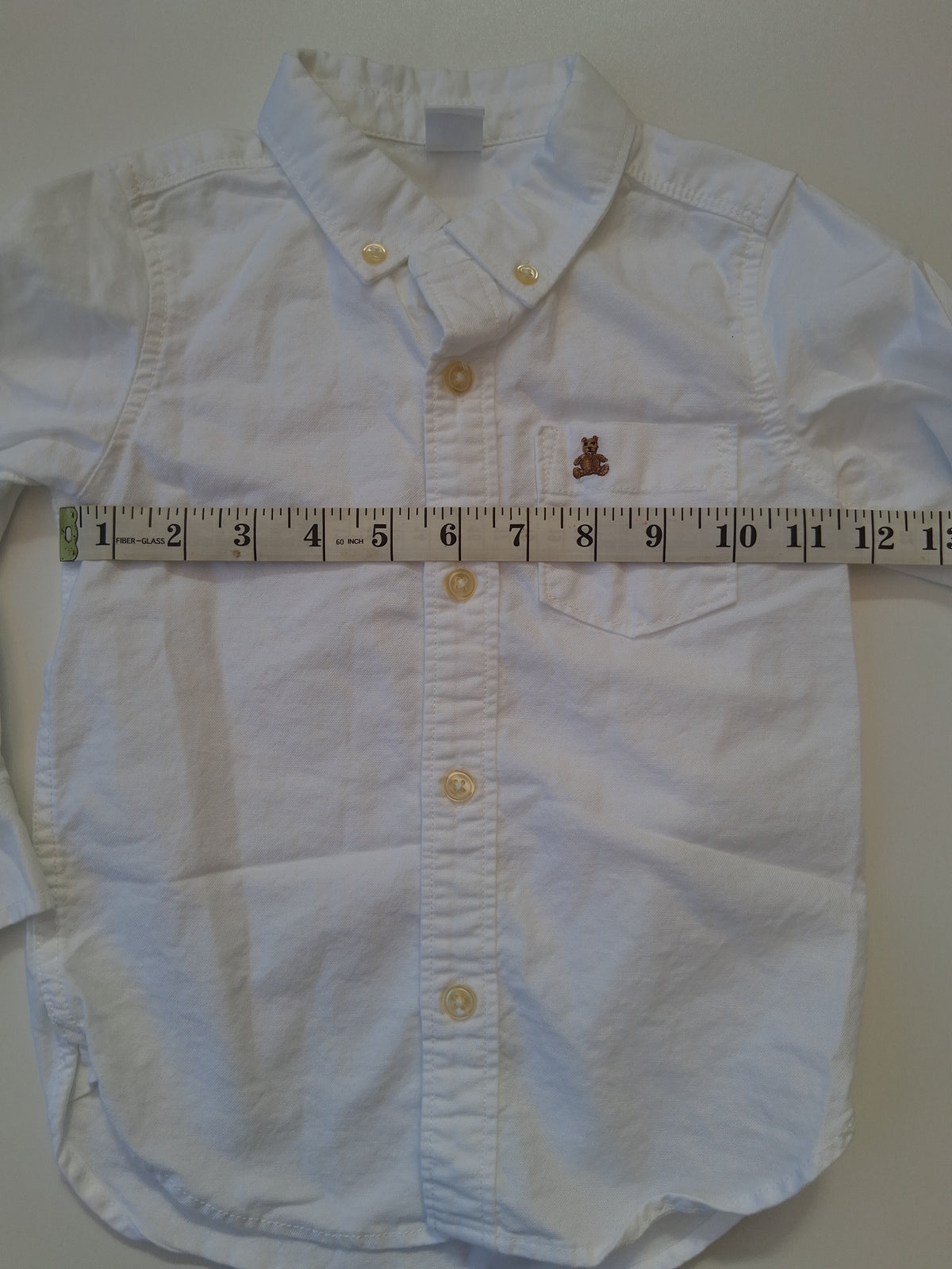 Gap - Boys Longsleeved White Shirt - 3 years (2-3 years)