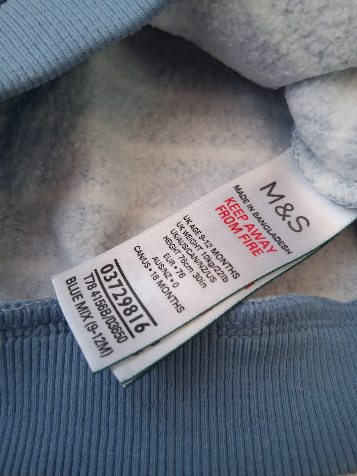 Marks & Spencers - Dinosaur Sweatshirt - 9-12 Months