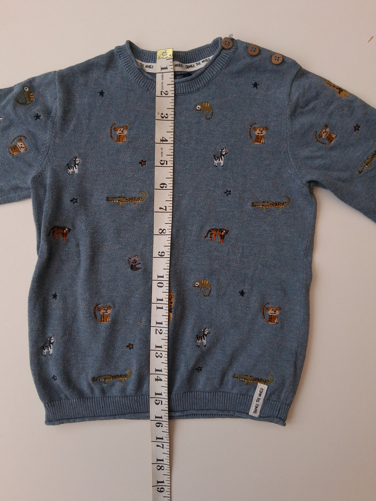 Lightweight Jumper with safari animals - 3-4 years - Next