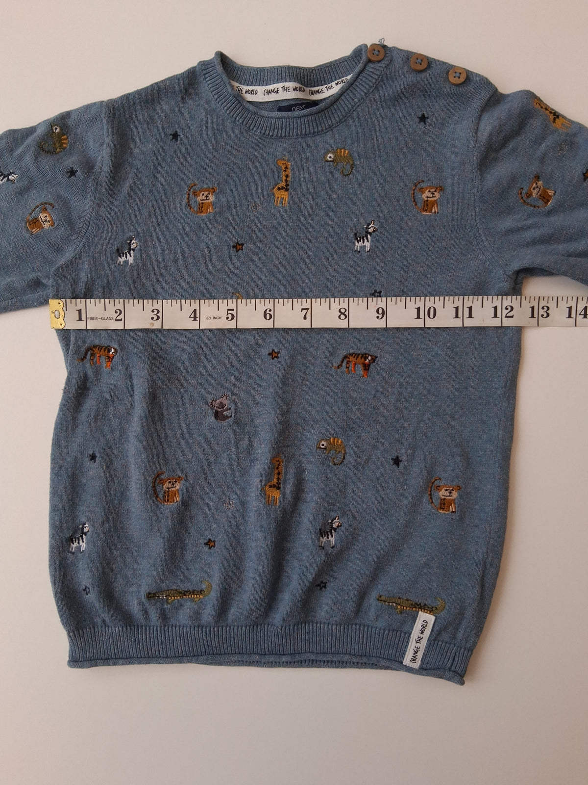 Lightweight Jumper with safari animals - 3-4 years - Next