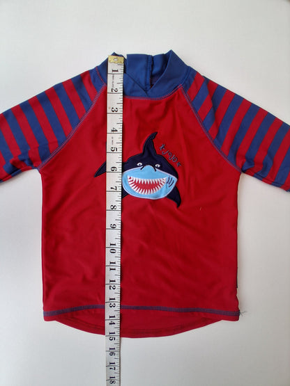 Shark swimming top - Jojo Maman Bebe - 1-2 years