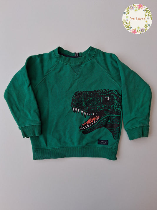 Joules - Dinosaur Sweatshirt - 2-3 years