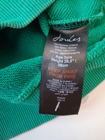 Joules - Dinosaur Sweatshirt - 2-3 years