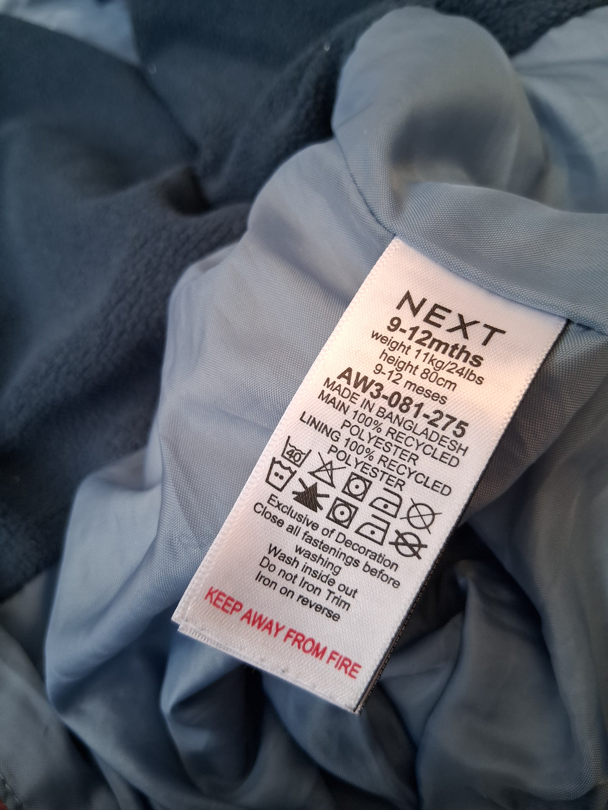 Next - Highland Cow Puddle suit - 9-12 Months