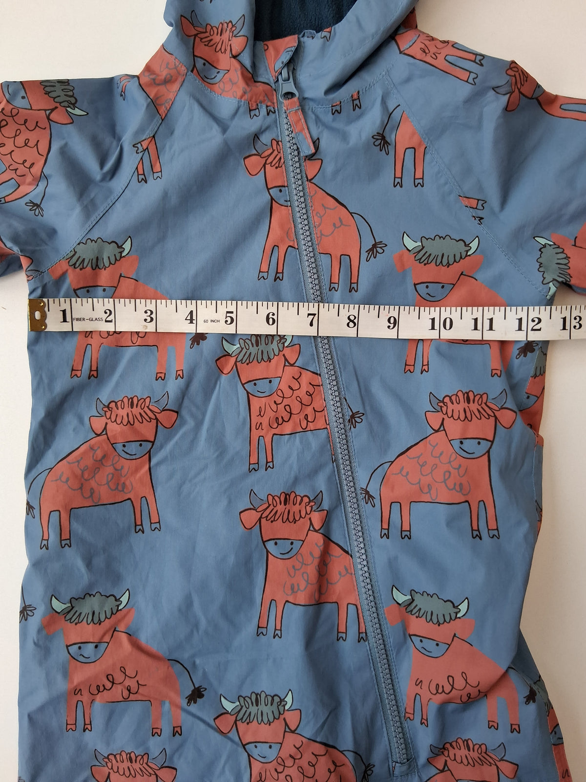 Next - Highland Cow Puddle suit - 9-12 Months