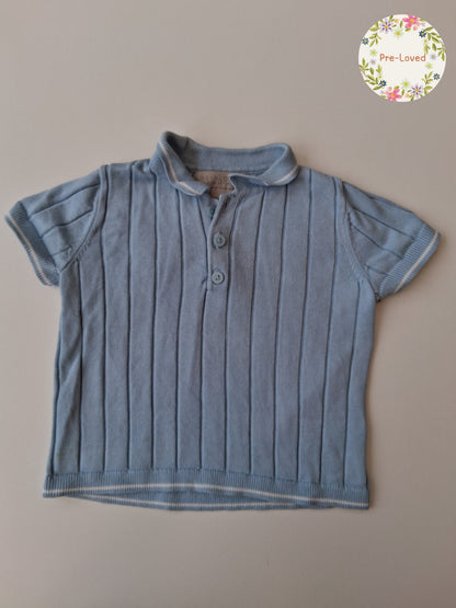 John Lewis - Heirloom Short Sleeve Top - 9-12 Months