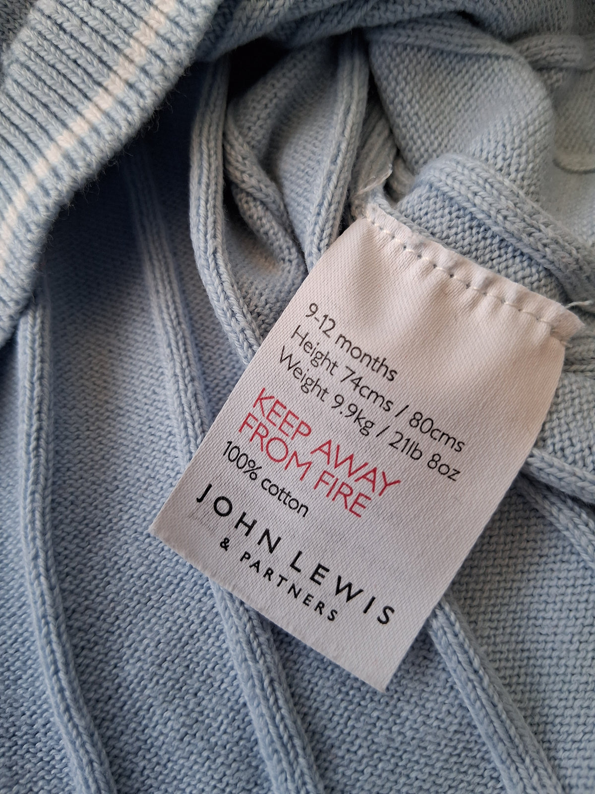 John Lewis - Heirloom Short Sleeve Top - 9-12 Months