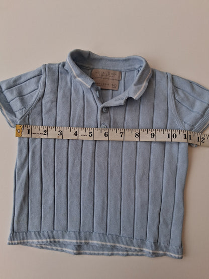 John Lewis - Heirloom Short Sleeve Top - 9-12 Months