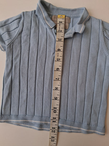 John Lewis - Heirloom Short Sleeve Top - 9-12 Months