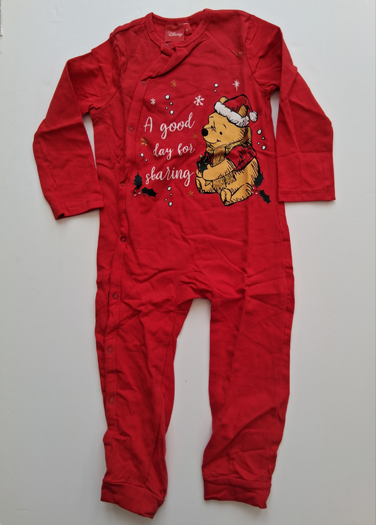 Disney Winnie the Pooh Christmas Sleepsuit