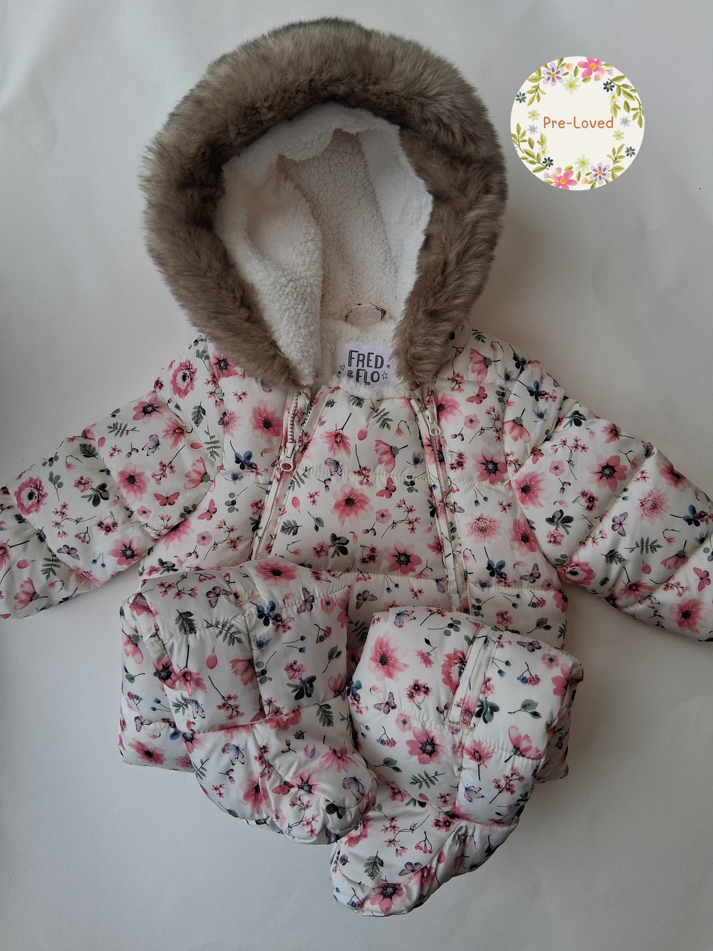Pramsuit - 9-12 Months - Fred & Flo