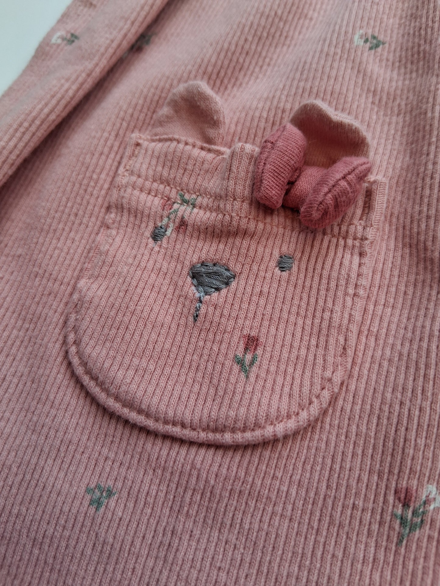 Teddy Pocket Dress - 6-9 Months - F&F