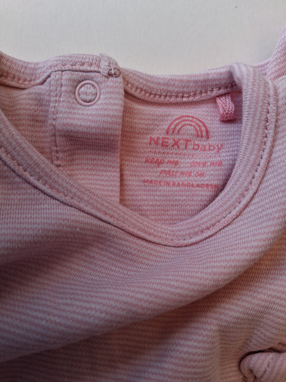 Four Rompers 3-6 Months - Next