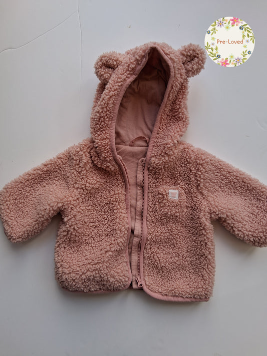 Teddy Jacket - 0-3 Months - Matalan