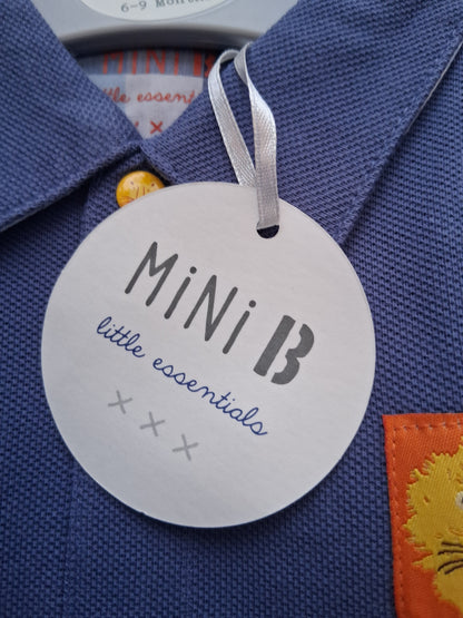Lion Shorts and Polo Shirt Set - Mini B (Ex-BHS)
