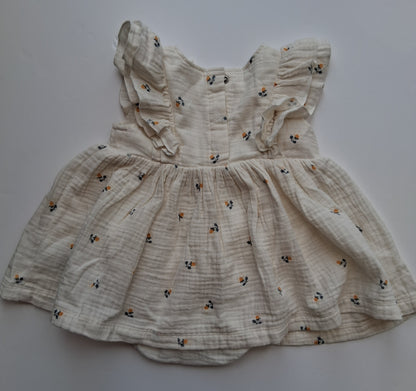 Lightweight Flower Dress - 3-6 Months -  H&M