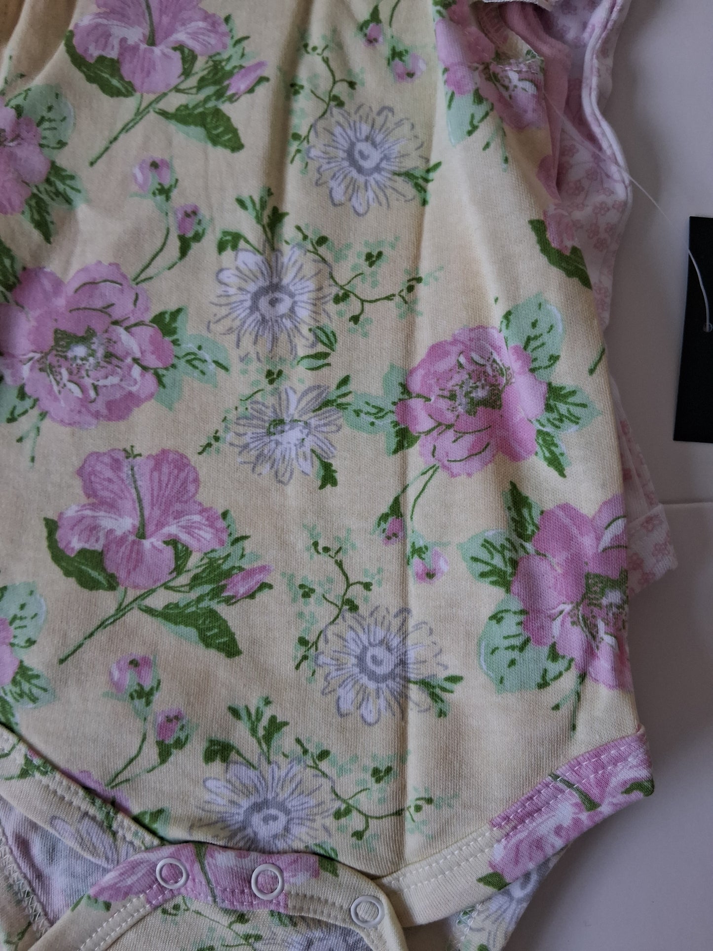 Yellow Short Sleeved Bodysuits (Triple Set) - Laura Ashley