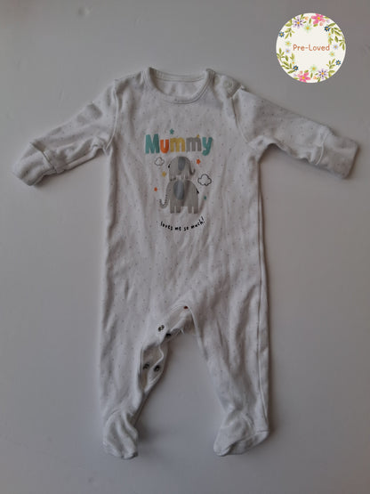 Mummy Sleepsuit - 0-3 Months - Matalan