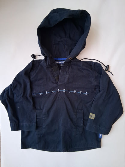 Lightweight Quiksilver Hoodie style outerwear - 3-4 years