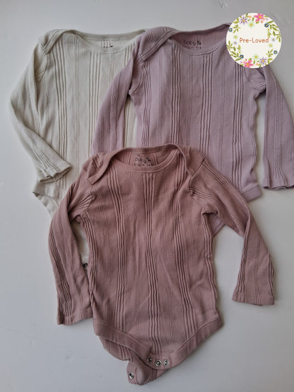 Ribbed Bodysuit Set - 9-12months - TU Clothing