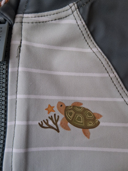 Little Dutch Swim T-shirt - Turtle design - 9-12 months