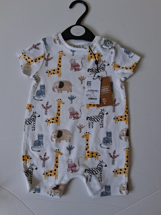 M & Co Safari Design Romper