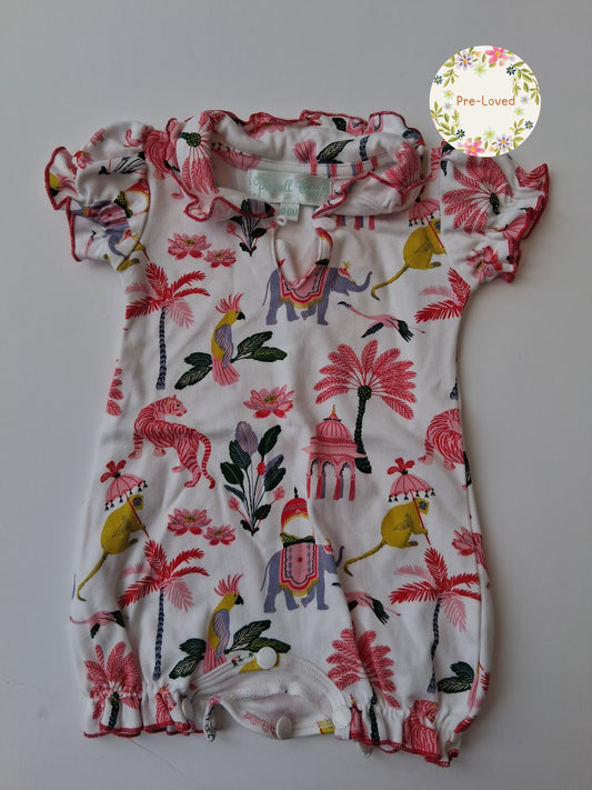 Tropical Romper - 0-6 Months - Powell Craft