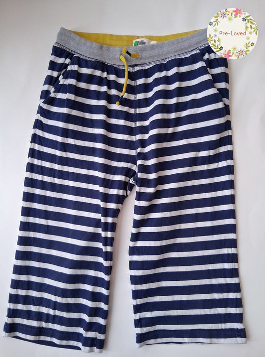 3/4 Length Jersey Striped Trousers - BODEN - Size 14-15 years