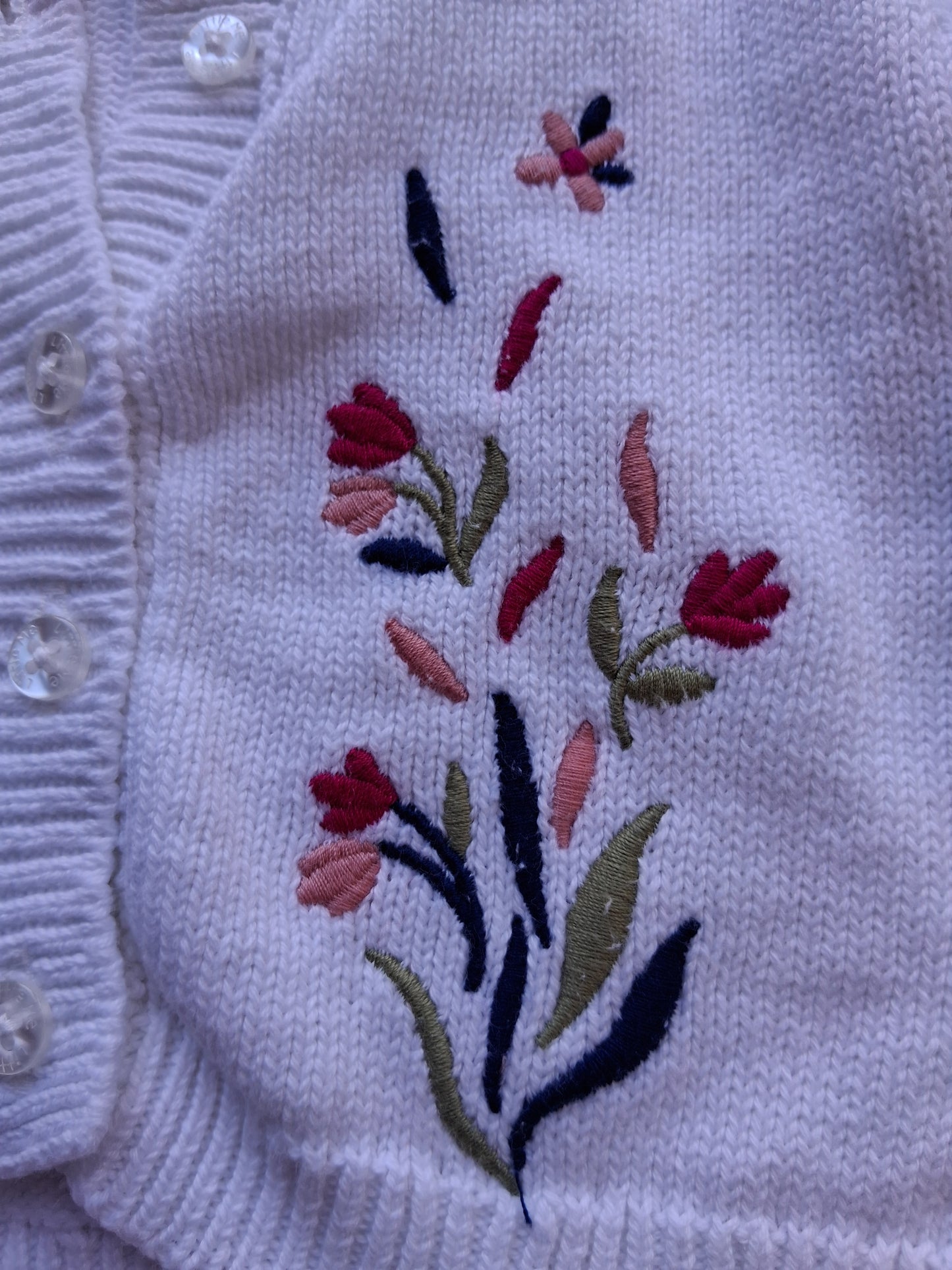 Floral Cardigan - 0-3 Months - Little Me