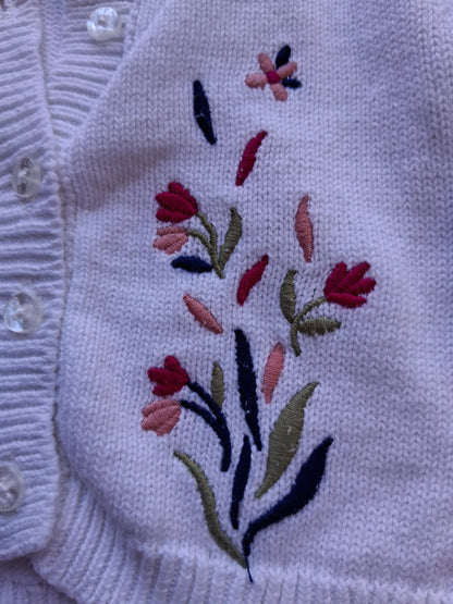 Floral Cardigan - 0-3 Months - Little Me