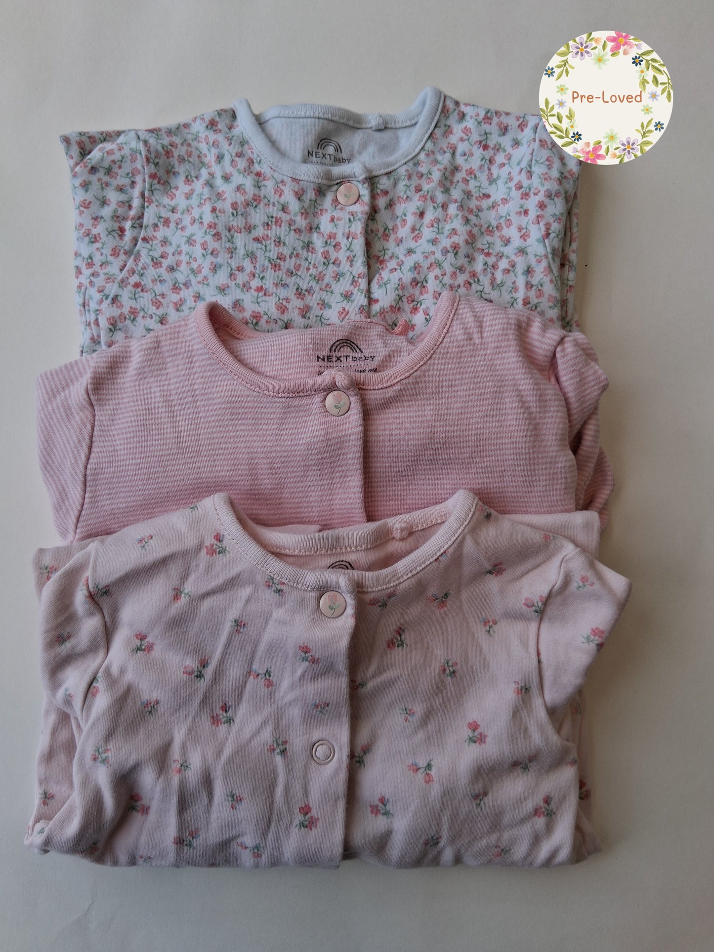 Floral Sleepsuit Set - 6-9 Months - Next