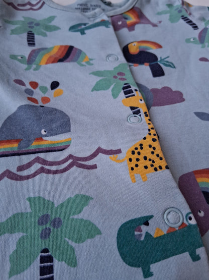 Next Sleepsuit - Jungle animal Design - Up to 3 Months