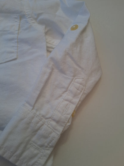 Gap - Boys Longsleeved White Shirt - 3 years (2-3 years)