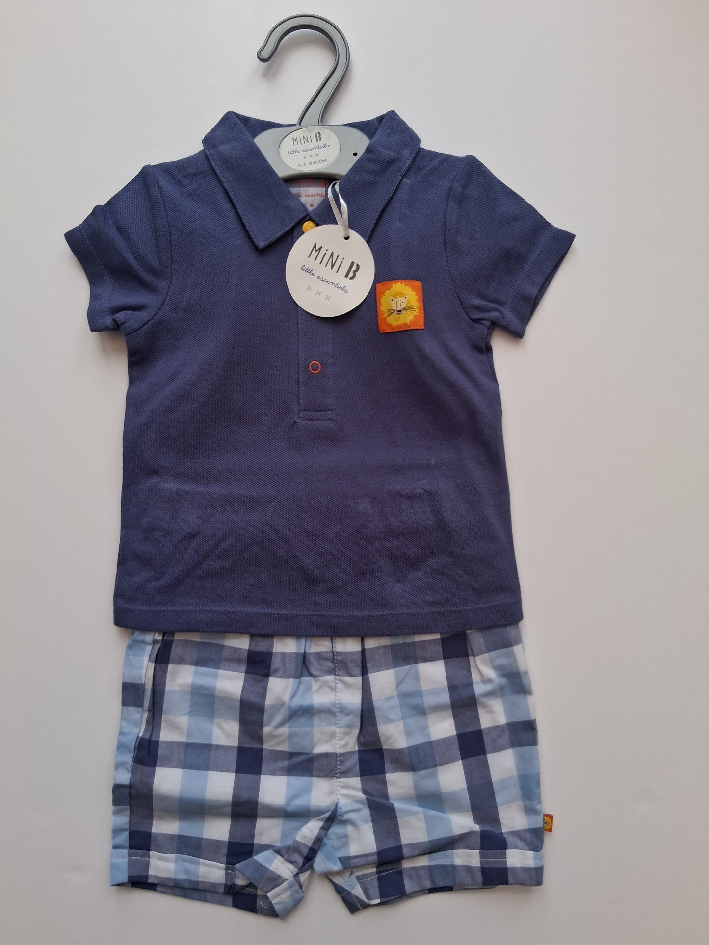 Lion Shorts and Polo Shirt Set - Mini B (Ex-BHS)