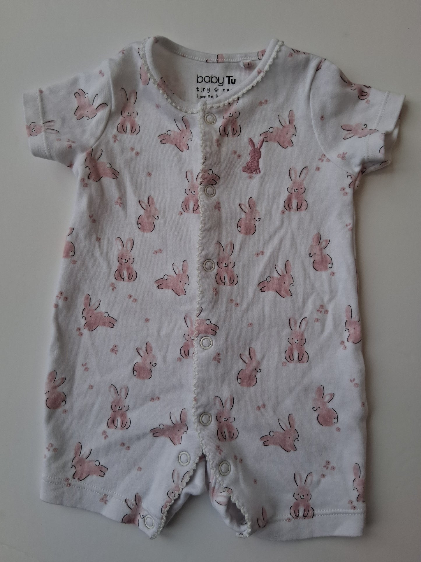 Short sleeved Rompers - Two piece set - TU Clothing - 0-3 Months