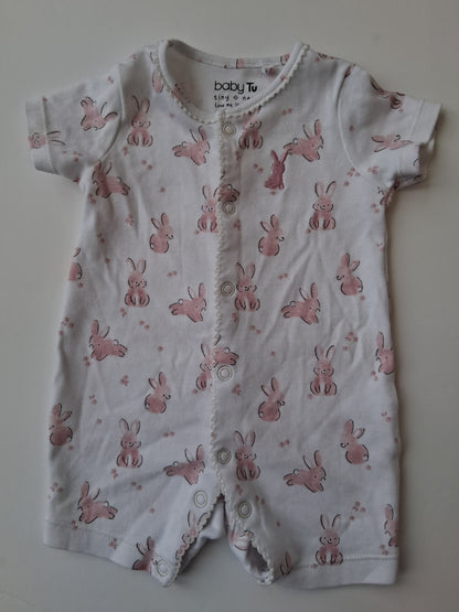 Short sleeved Rompers - Two piece set - TU Clothing - 0-3 Months