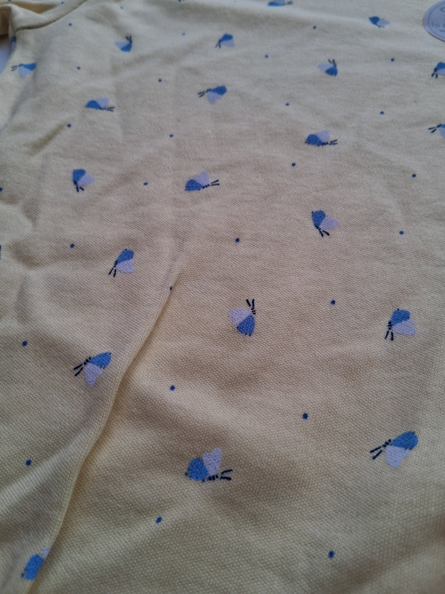 Butterfly Design Sleepsuit - Mothercare
