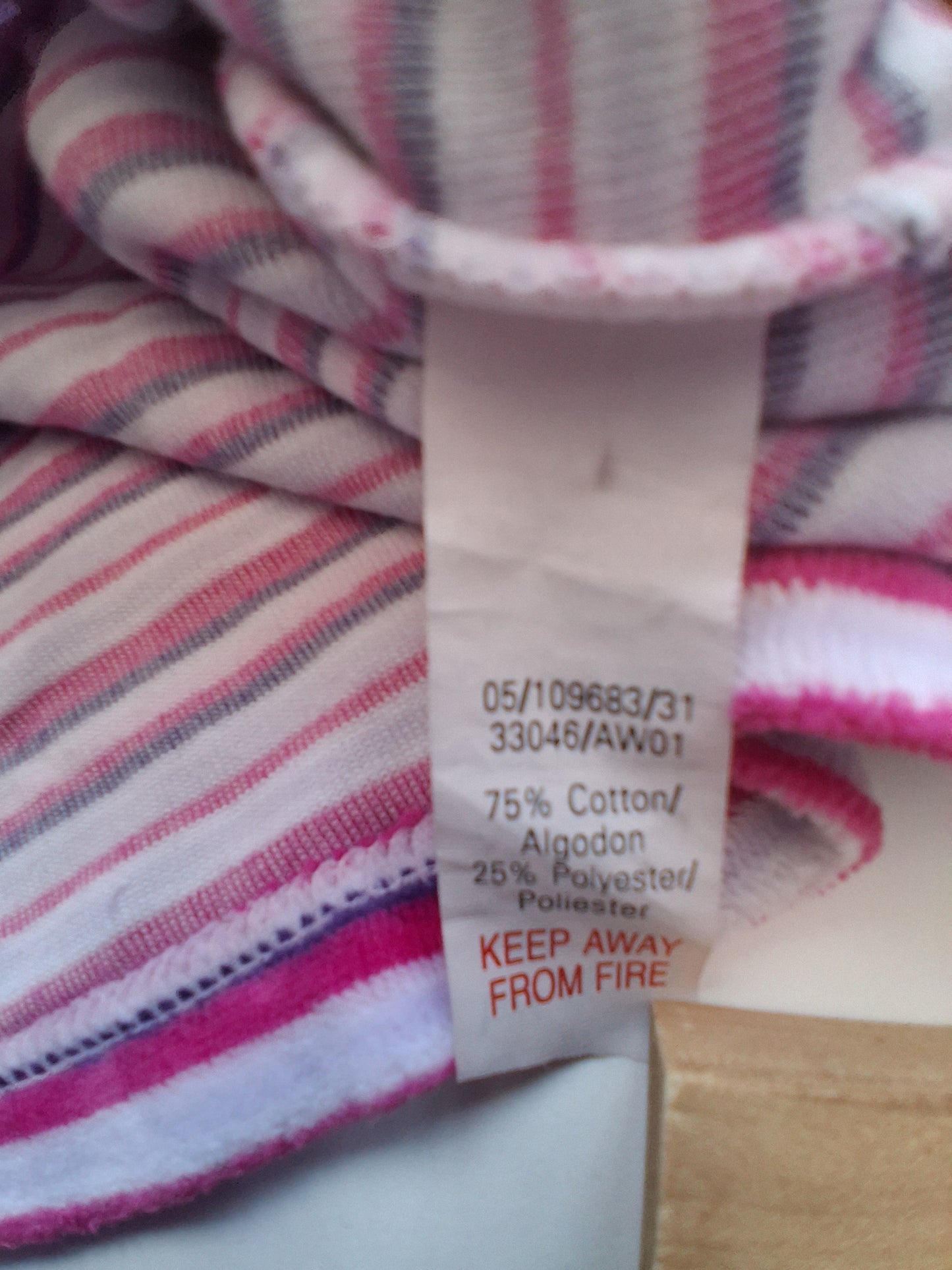 Stripy Velour Top - Adams