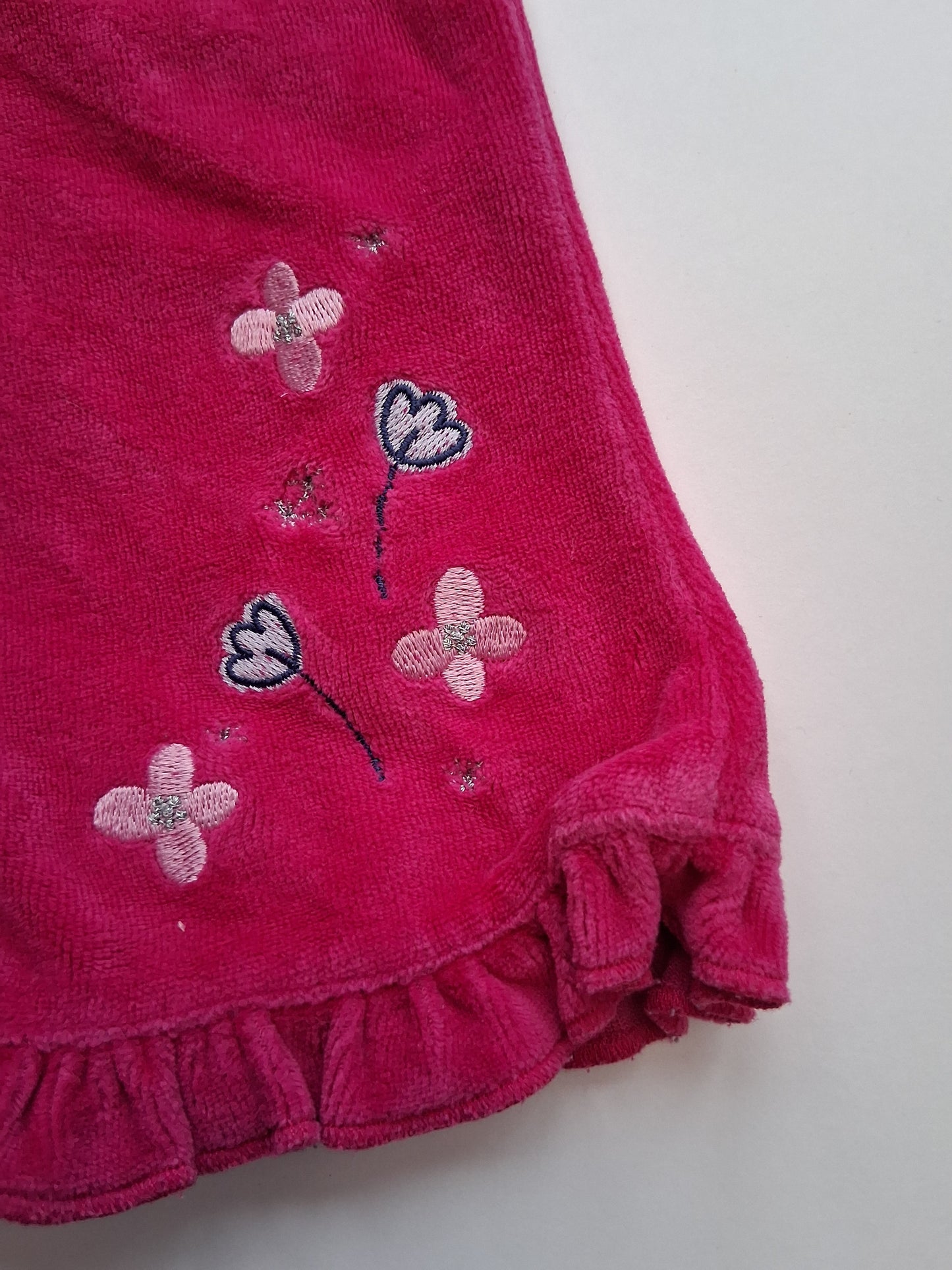 Velour Trousers with floral design - Adams