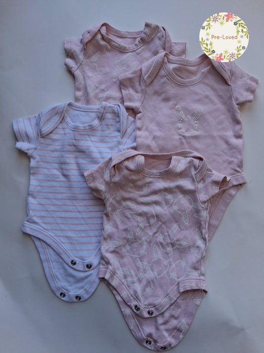Short sleeved Bodysuit Set - 0-3 Months - Matalan