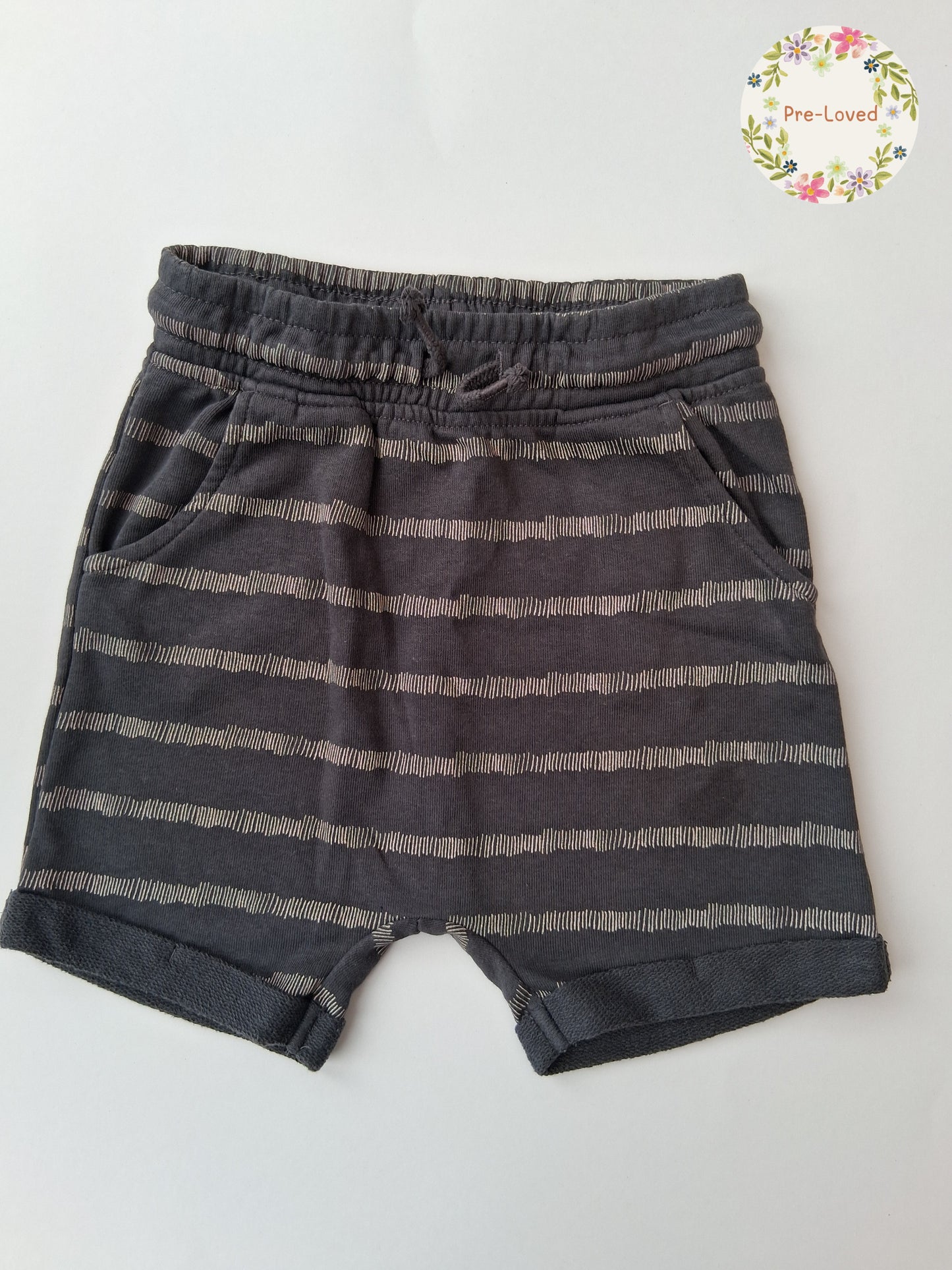 Striped Jersey Shorts