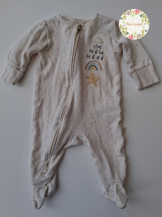 Newborn Sleepsuit - Up to 3 Months - Next