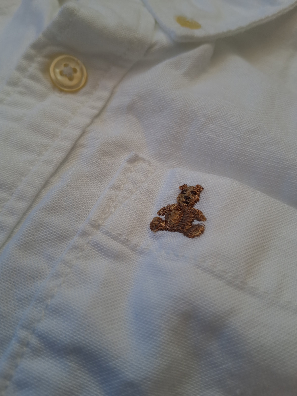 Gap - Boys Longsleeved White Shirt - 3 years (2-3 years)