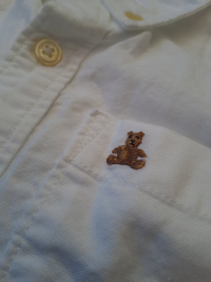 Gap - Boys Longsleeved White Shirt - 3 years (2-3 years)