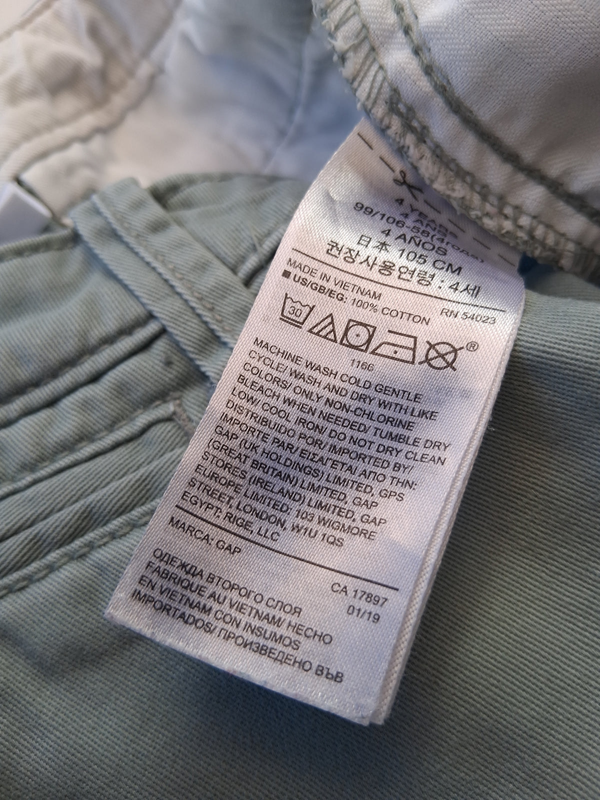 Gap - Boys Trousers/Chinos - Age 4 (3-4 years)