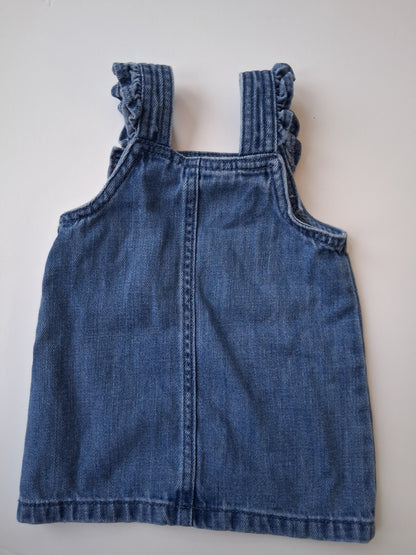 Denim Dress - 3-6 Months - Marks & Spencers