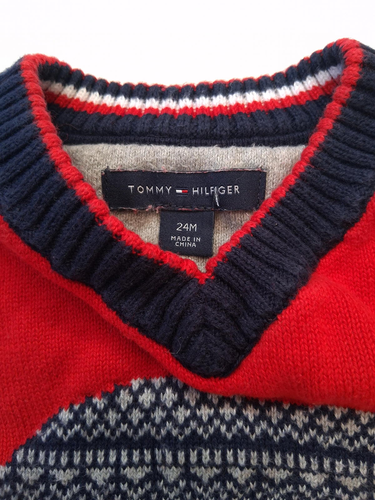 Tommy Hilfiger - Sleeveless Jumper Vest - 24 Months (1-2years)