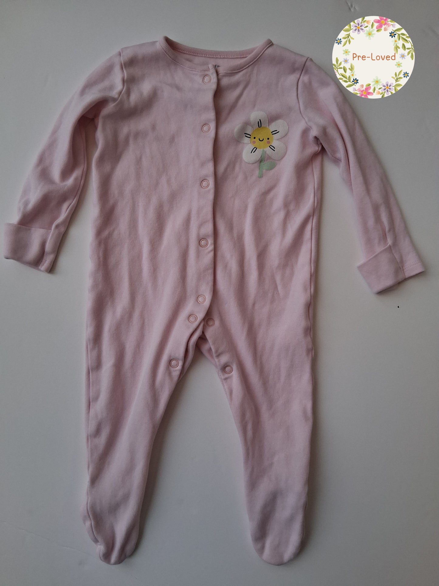 Flower Sleepsuit - F&F 6-9 Months