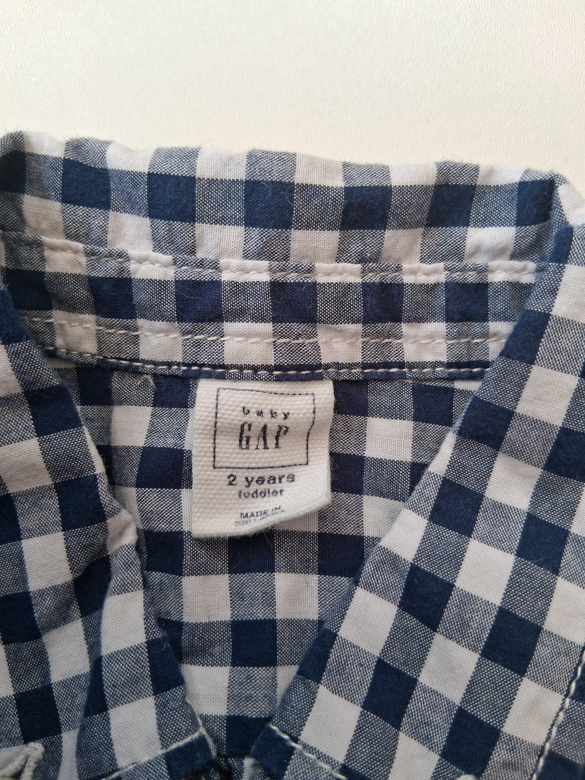 Gap - Boys Long-sleeved Checked shirt - Age 2 (18-24 months)